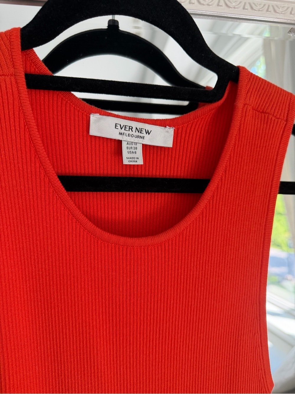 Ever New Red Ribbed Sleeveless Maxi Dress - Picture 4 of 4